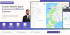 build a courier delivery app and an ecommerce fulfillment software website