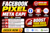setup install fix facebook pixel meta capi fb pixel conversion api tracking gtm