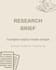 deliver a research brief report