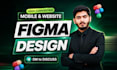 do figma design, figma website design, website ui ux, responsive design