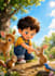create whimsical children book illustrations