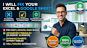 fix errors, pivot tables, dashboards, and reports