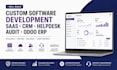 buid custom software development saas developer crm and helpdesk audit odoo erp