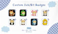 create twitch sub badges
