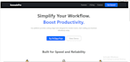 build 1 page landing page in HTML CSS js