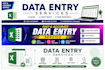 do accurate data entry, excel data entry, copy paste, and web research