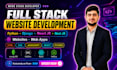 do custom website development react, node, python, supabase full stack developer