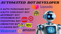 do auto purchase bot, auto checkout bot, auto buying bot, lazada bot, amazon bot