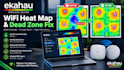 create a wifi heat map using ekahau and fix wireless dead zones