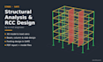 do structural analysis and rcc design in etabs and safe