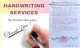 write anything in beautiful and neat handwriting