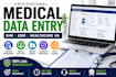 do medical data entry and ehr emr management