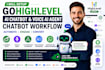 setup gohighlevel ai chatbot go high level voice ai agent chat bot workflow ghl