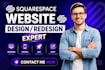 update squarespace website edit squarespace website redesign squarespace website