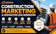 do construction social media marketing and contractor lead generation