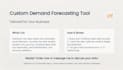 build a custom demand forecasting tool for your inventory