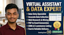 excel data entry, copy paste, and web research