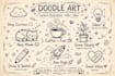 do kawaii doodle illustration custom doodle art