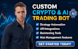 build custom crypto trading bot for binance, major exchange API integration