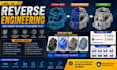 do reverse engineering and convert 3d scan to cad model files