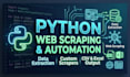 build custom python web scraper, data extraction script