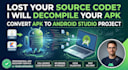 do decompile apk, reverse engineering, app modification edit recompile