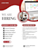 design professional hiring posters