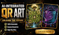create custom artistic and creative ai qr code design