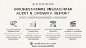 do a professional instagram audit and growth report