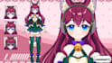 design live2d vtuber model, vtuber rigging anime vtuber avatar, 3d vtuber model