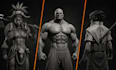 create high quality 3d character model, 3d metahuman character, pbr textures