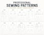 make sewing pattern, clothing pattern, grading and PDF cad pattern files