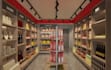 renew3d supermarket interior, retail shop, storefront design,cgi display counter