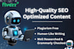 ai optimized SEO blog posts and articles