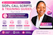 create customer service sops, call scripts and training guides