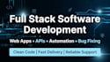 develop full stack web apps, apis, automation and custom software