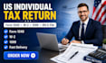 prepare your US tax return form w2 1040 1099 1120