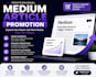 do professional medium article promotion
