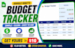 create a google sheets budget tracker with dashboard