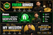 design premium youtube thumbnails