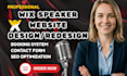 design speaker website wix coaching website, wix speaker website redesign wix
