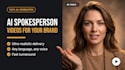 create realistic ai spokesperson video ai talking head in any language in 24 hrs
