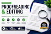proofread and edit your english text manually