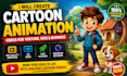 create ai kids cartoon videos for youtube shorts, reels and