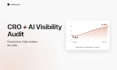 do a conversion rate optimization audit plus ai visibility check cro