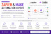the automation expert zapier and make