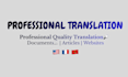 provide professional translation and creative content writing