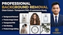 do professional background removal, image cutout, and transparent png