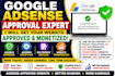 setup google adsense approval fix adsense for website issues approved adsense