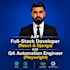 be your full stack web developer and QA automation engineer